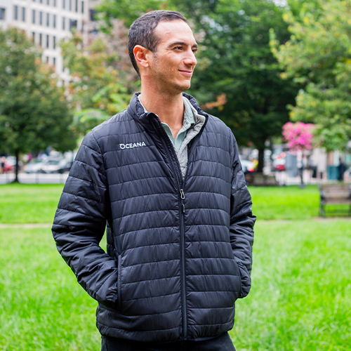 Oceana Full Zip Packable Puffer Jacket Medium