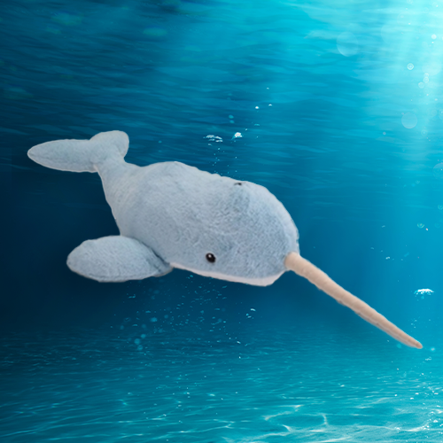 Blue narwhal stuffed animal online