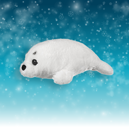 Harp seal stuffed animal on sale