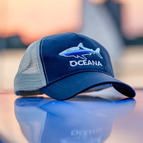 Oceana Shark Trucker Hat – Oceana Marine Wildlife Adoption and