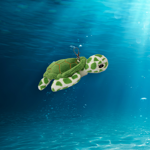 Green Sea Turtle Keychain Adoption