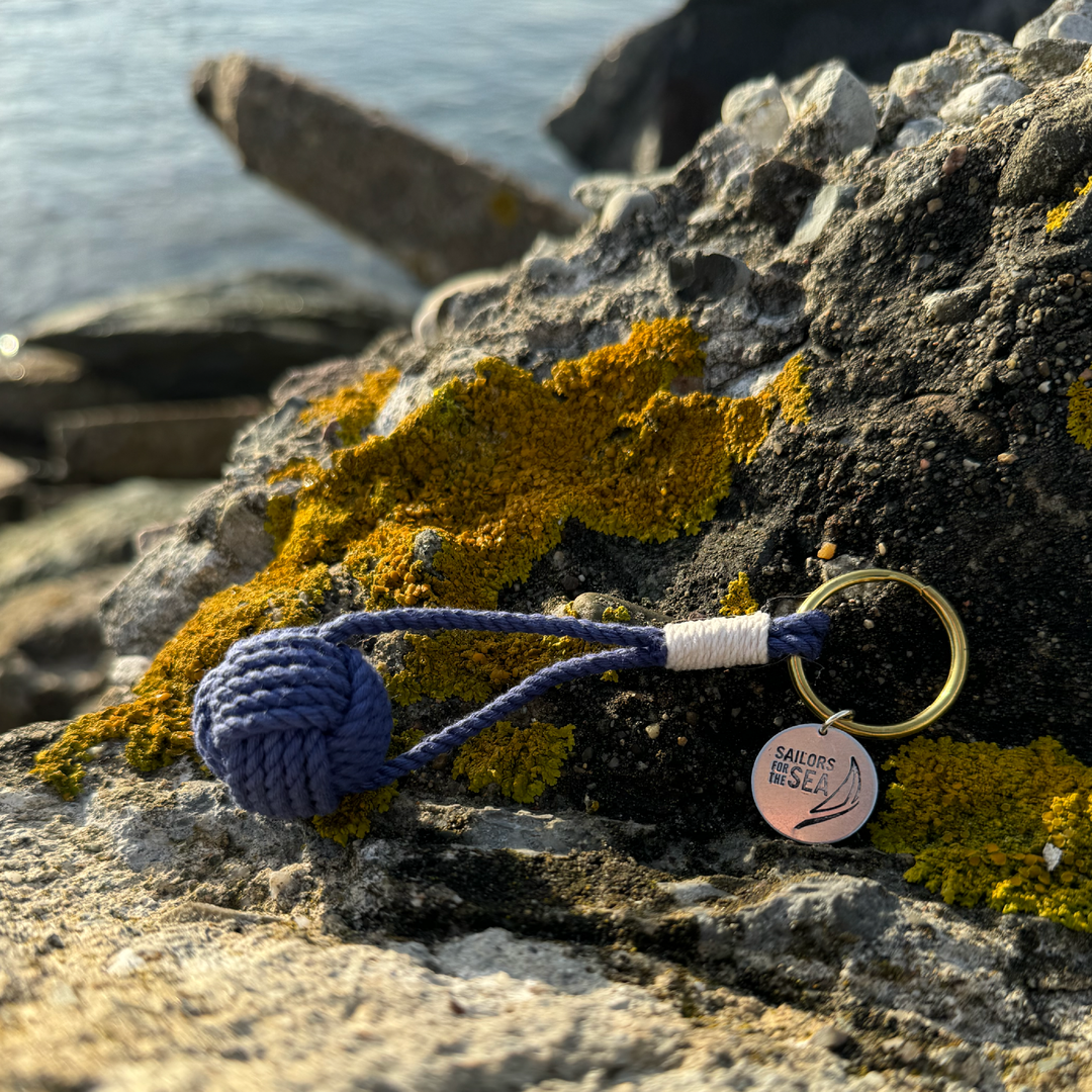 Nautical Maritime Marine Sailor's Monkey Fist Rope Knot Keychain Nautical Maritime Marine Sailor's Monkey Fist Rope Knot Keychain