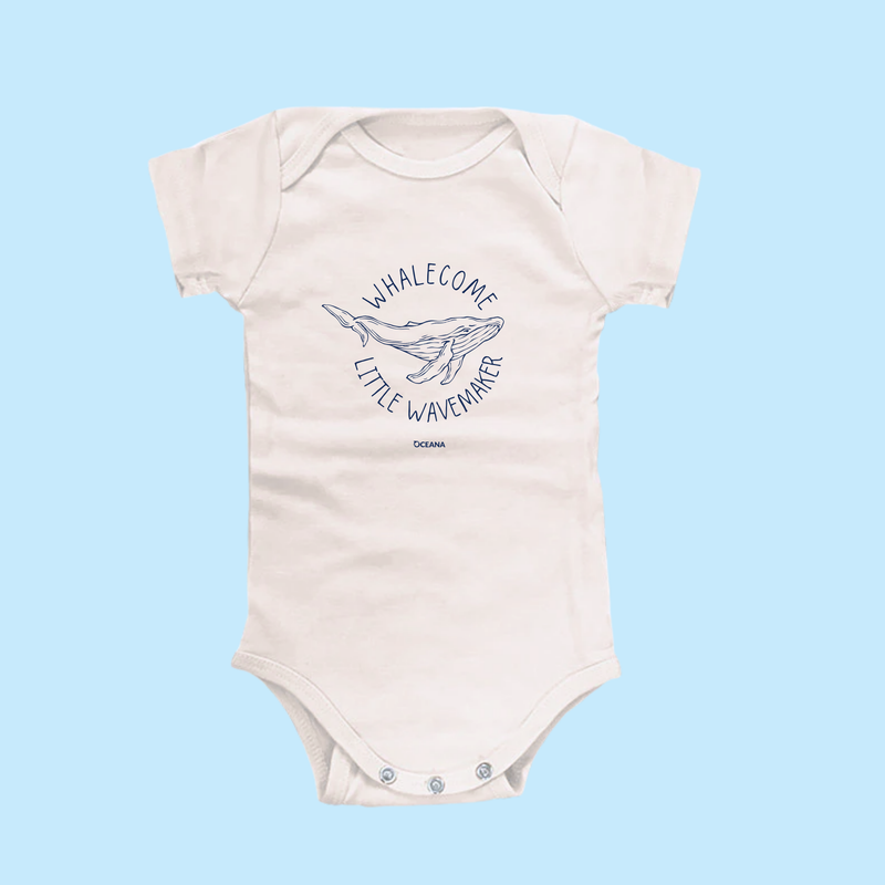 Whalecome Little Wavemaker Onesie