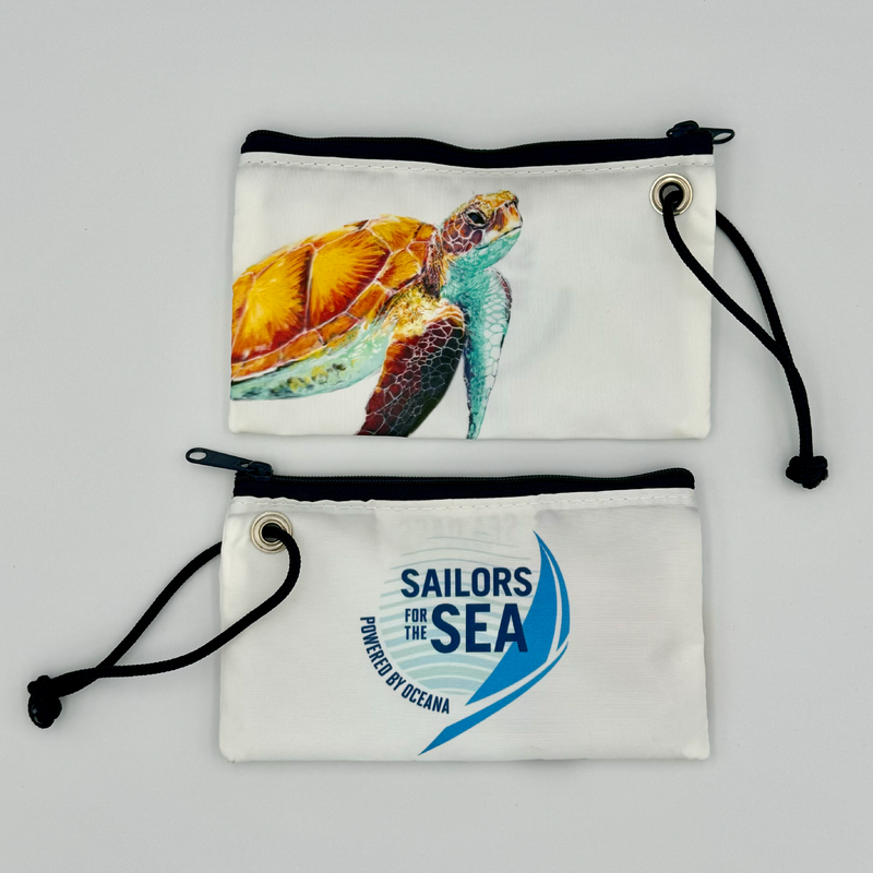 Sailors for the Sea x Sea Bags Wristlet