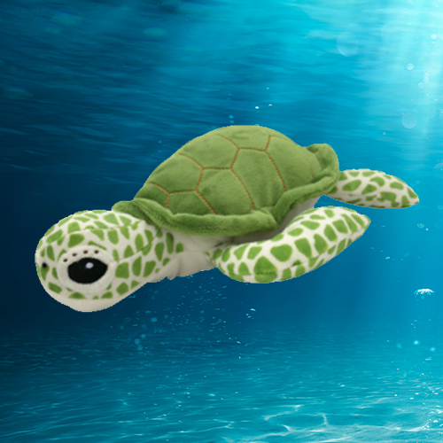 Large Green Sea Turtle Plush Adoption