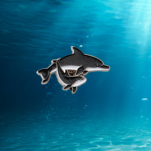 Common Bottlenose Dolphin Pin