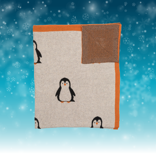 Penguin Throw Blanket