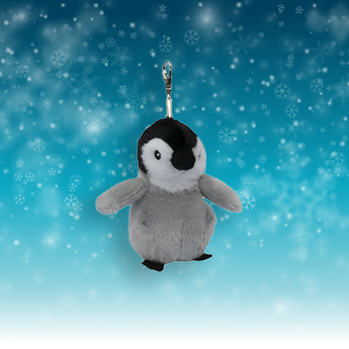 Emperor Penguin Chick Keychain Adoption