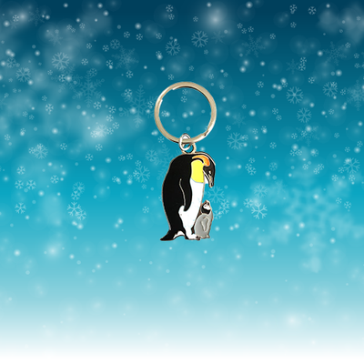 Emperor Penguin Keyring