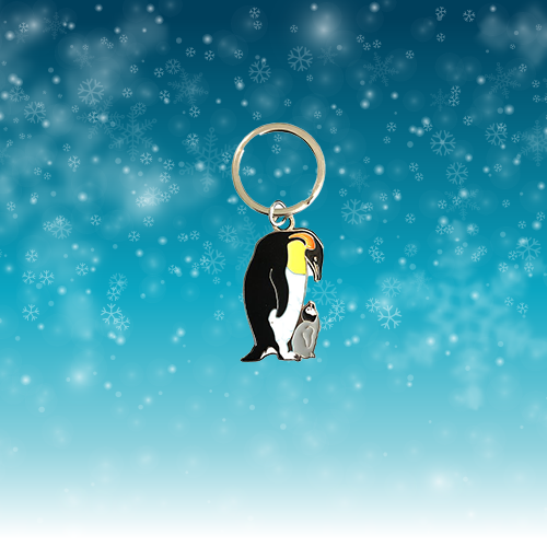 Emperor Penguin Keyring