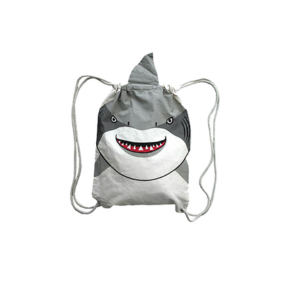 Great White Shark Drawstring Bag