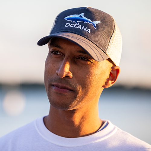 Oceana Shark Trucker Hat