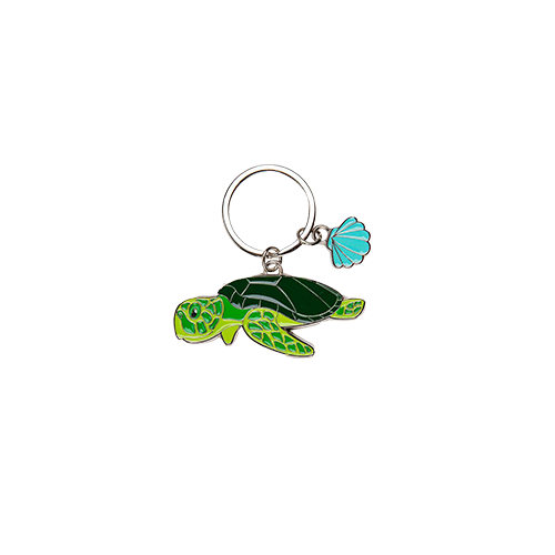 Green Sea Turtle Keyring